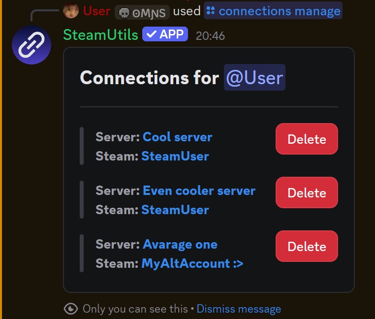 Manage Your Connections
